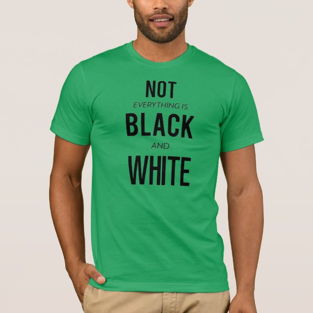 Camiseta Não preto e branco (Frente)