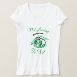 Camiseta Não Procurando Olho Verde Pintado