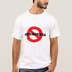 Camiseta não, produtos químicos