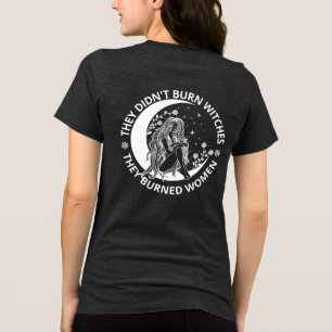 Camiseta Não queimaram bruxas queimaram a escolha do Pro Ri