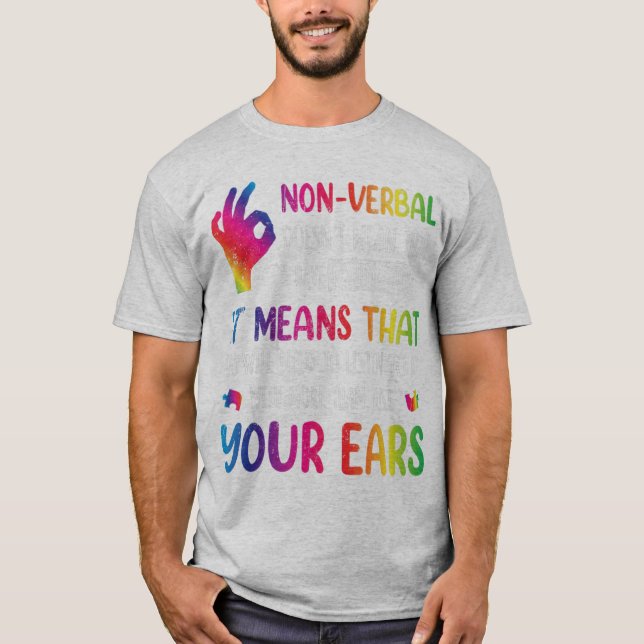 Camiseta Não Quer Dizer Que Não Tenho Nada A Dizer Que Sign (Frente)