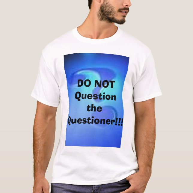 Camiseta Não questione o inquiridor!!! (Frente)