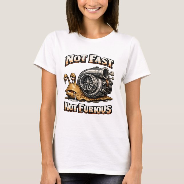 Camiseta Não Rápido Não Furioso (Frente)