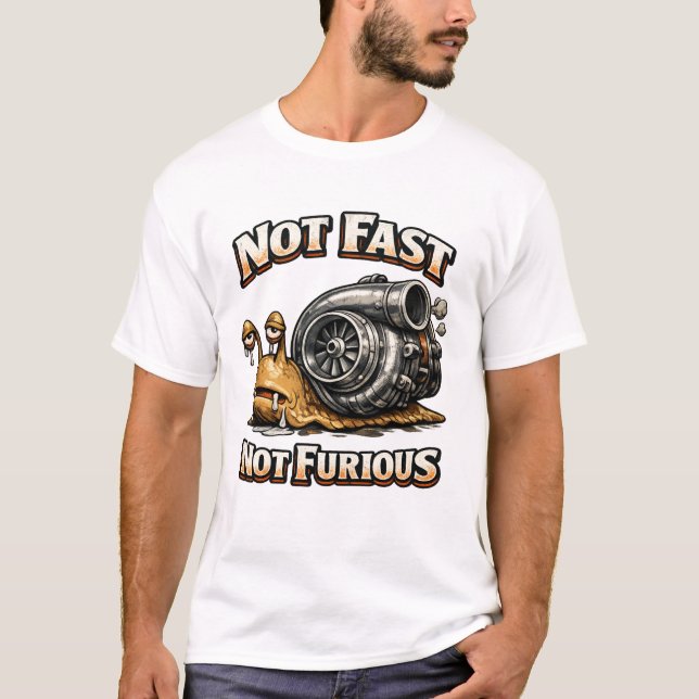 Camiseta Não Rápido Não Furioso (Frente)