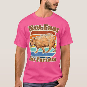 Camiseta Não Rápido Não Furioso Capybara