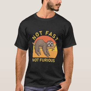 Camiseta Não Rápido Não Furioso - Lama Engraçada