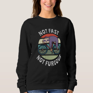 Camiseta Não Rápido Não Nojento Preguiçoso Furioso biciclet