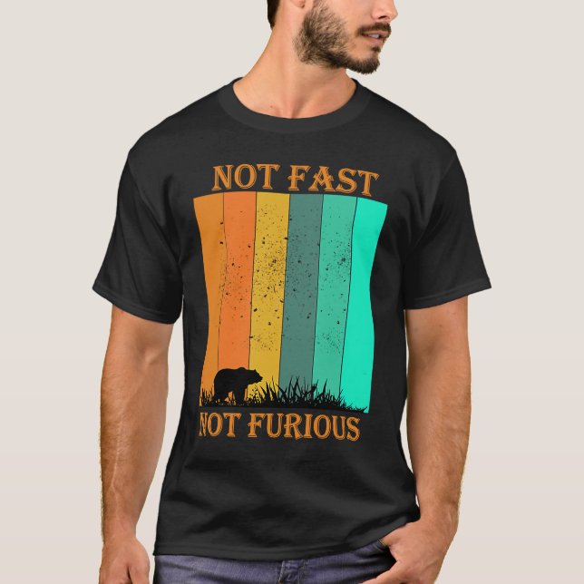 Camiseta Não rápido nem furioso (Frente)