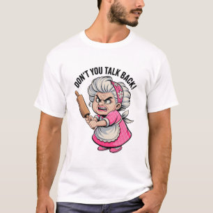 Camiseta Não Responda ao Avô Zangado