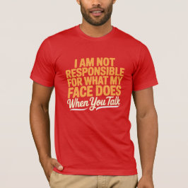 Camiseta Não Responsável 
