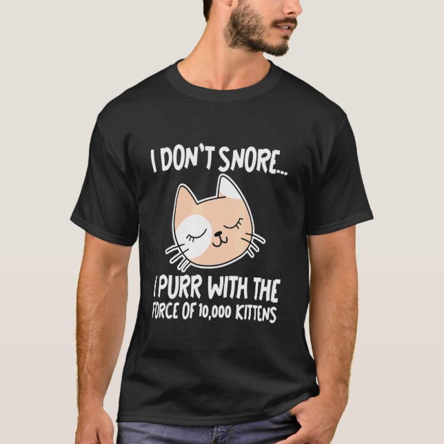 Camiseta Não ronco com a força de 10 000 Kit (Frente)