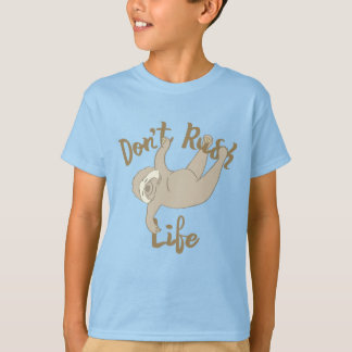 Camiseta Não Rush Life Sloth