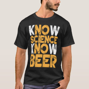 Camiseta Não Sabe Ciência Não Sabe Cerveja