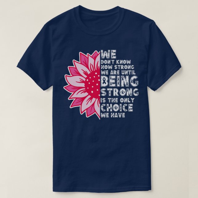 Camiseta Não Sabemos O Quanto Somos Fortes 8 (Frente do Design)