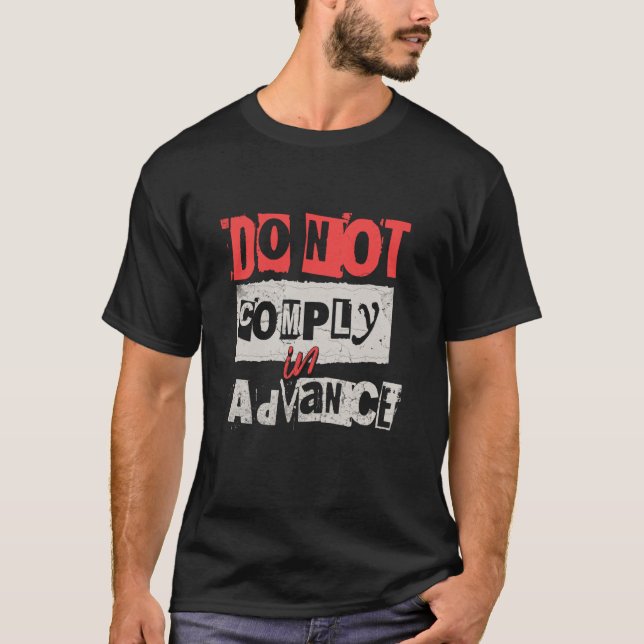 CAMISETA NÃO SE APLICAR ANTECIPADAMENTE (Frente)
