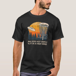 Camiseta Não Se Coloca O Golf De Alto Disco Eólico Dizendo 