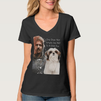 Camiseta Não Se Diz Simplesmente Não A Um Shih Tzu Disponív