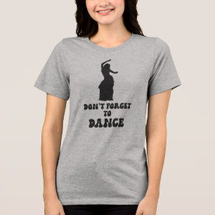 Camiseta não se esqueça de dançar, casal de dança