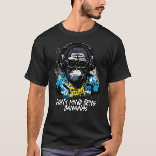 Camiseta Não se importe em ser bananas