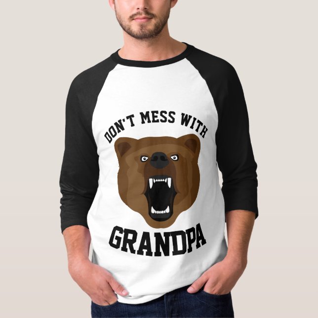 Camiseta NÃO SE INCOMODE COM A AVÓ-BEAR-T-shirts (Frente)