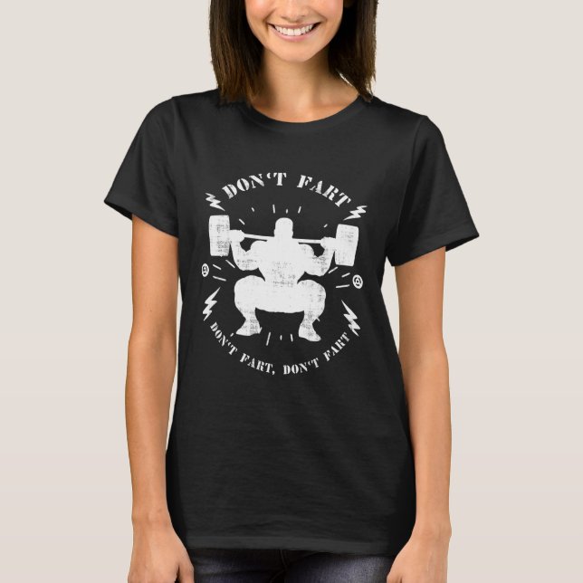 Camiseta Não se incomode com o aumento de peso do ginásio H (Frente)