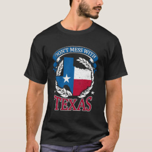 Camiseta Não Se Mestione Com O Estado Do Texas