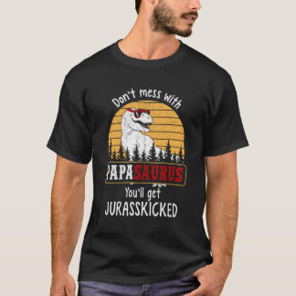 Camiseta Não Se Mestione Com Papassauro... Consiga Um Hoodi