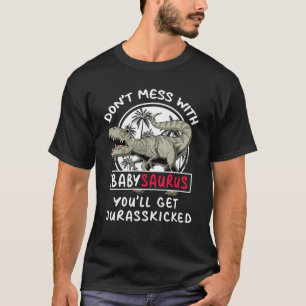 Camiseta Não Se Mestique Com Babysaurus Você Vai Ser Jurass