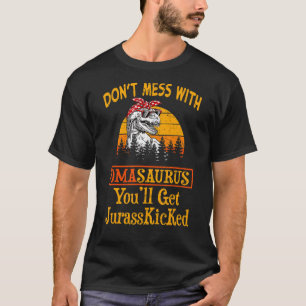 Camiseta Não se meta com a família Omasaurus Rex Nonnie