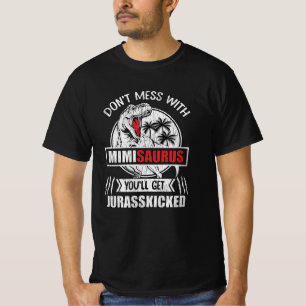 Camiseta Não se meta com a mãe da família Mimi Saurus Di