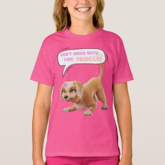 Camiseta Não se meta com esta princesa