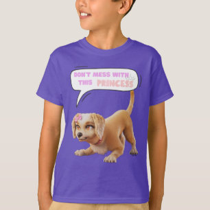 Camiseta Não se meta com esta princesa