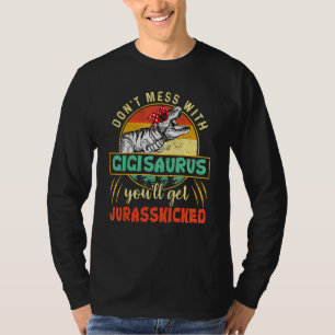 Camiseta Não se meta com Gigissauro, você vai ser processad
