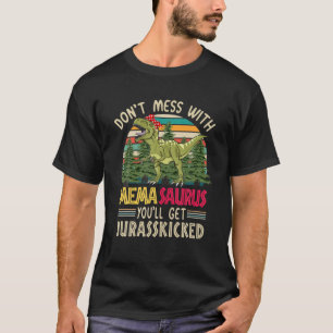 Camiseta Não se meta com o Memasaurus, você vai ser julgado