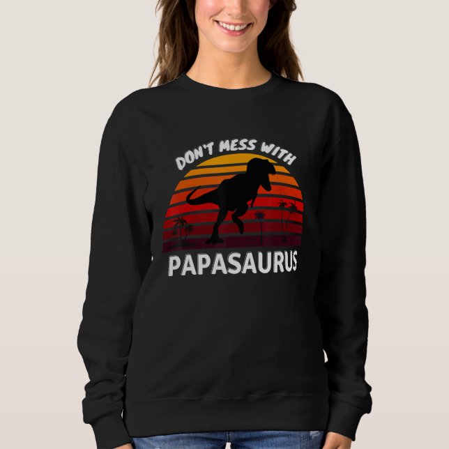 Camiseta Não se meta com o PAPASAURUS (Frente)