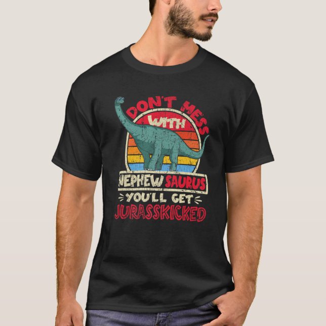 Camiseta Não se meta com o Surus do Sobrinho que eu Jurassc (Frente)