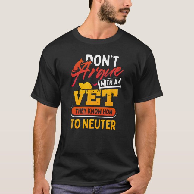 Camiseta Não se meta com um veterano que eles sabem como Ne (Frente)