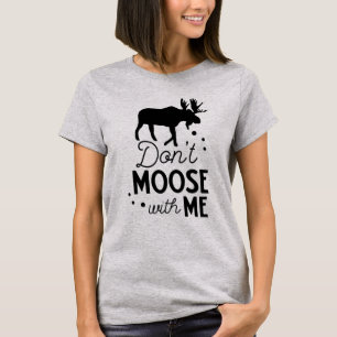 Camiseta Não se meta comigo ao ar livre do Alaska.