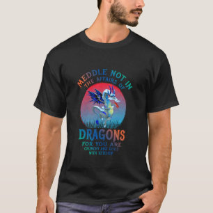 Camiseta Não se Meta nos Assuntos dos Dragões Humor Diverti