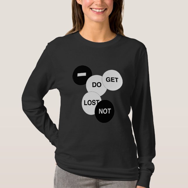 Camiseta Não se perca (Frente)