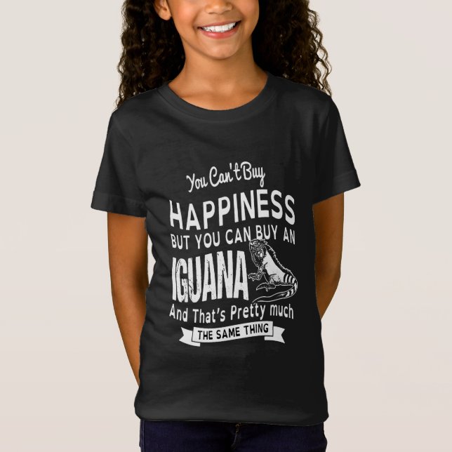 Camiseta não se pode comprar felicidade, mas se pode compra (Frente)