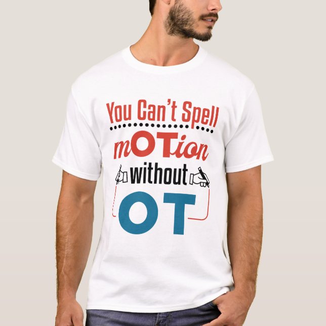 Camiseta Não se pode fazer movimento ortográfico para a ter (Frente)
