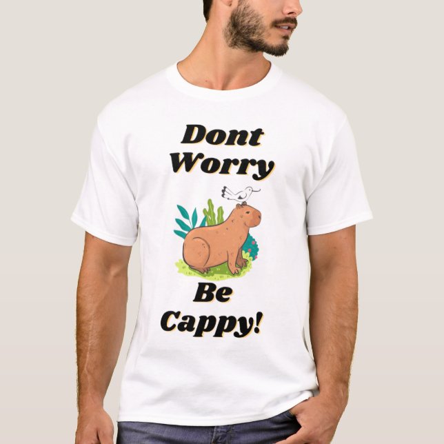 Camiseta Não se preocupe, Cappy! (Frente)