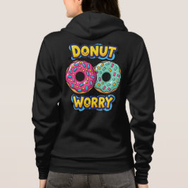 Camiseta Não se Preocupe com Adulto Zip-Up