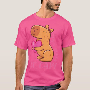 Camiseta Não Se Preocupe Com Capy Capybaras Rodent Animal C