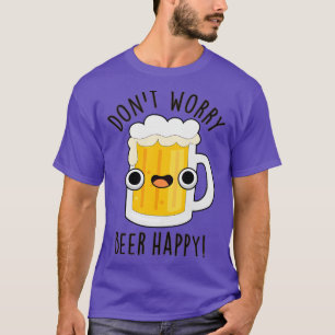 Camiseta Não Se Preocupe Com Cerveja Feliz Bebê Bebida Lata