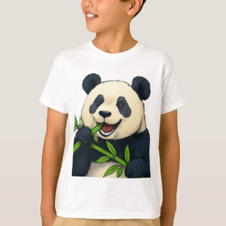 Camiseta Não se Preocupe, Coma Bambu – Arte de Panda