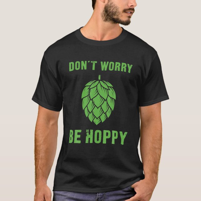 Camiseta Não se preocupe em ser cerveja engraçada (Frente)