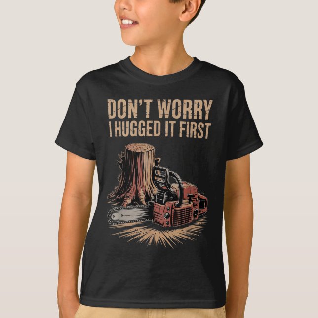 Camiseta Não se preocupe, eu abraçei primeiro (Frente)