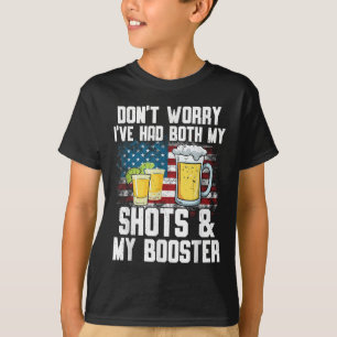 Camiseta Não se preocupe, eu já tive meus dois disparos: